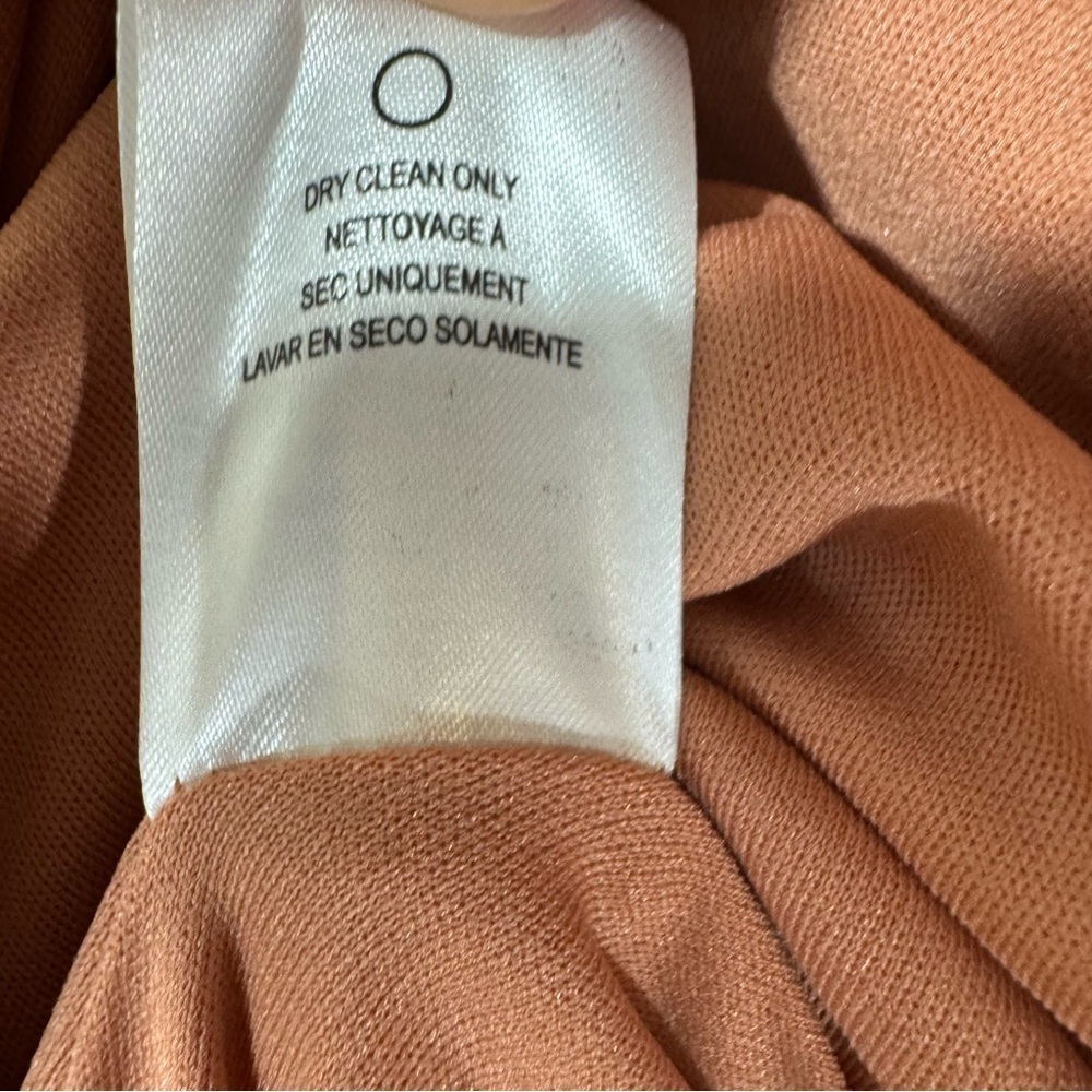 Anthropologie Sachin + Babi Tansy formal Gown apricot satin NWT - Picture 11 of 16
